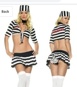 Sexy xSmall Leg Avenue Jail Bait Halloween Costume
